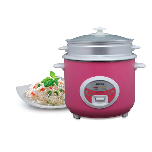 Geepas 1.8L Deluxe Rice Cooker - GRC4329