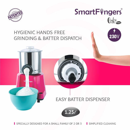 SmartFingers Comfort Plus Mini Tabletop Wet Grinder