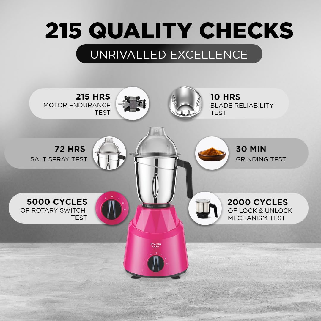 Preethi Galaxy Heavy Duty Mixer Grinder - MG225