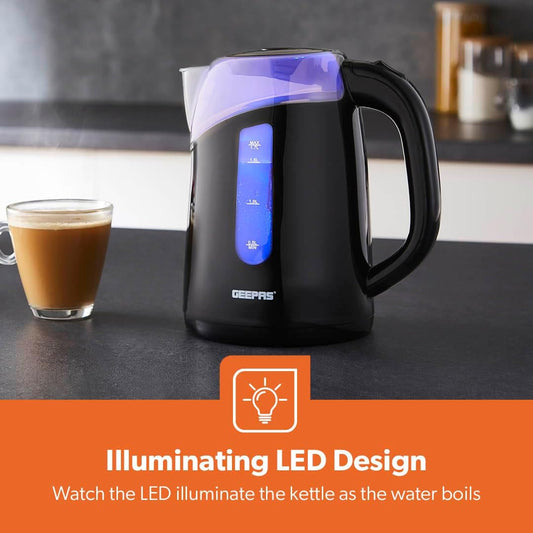 Geepas Plastic Kettle 1.7L - GK38027