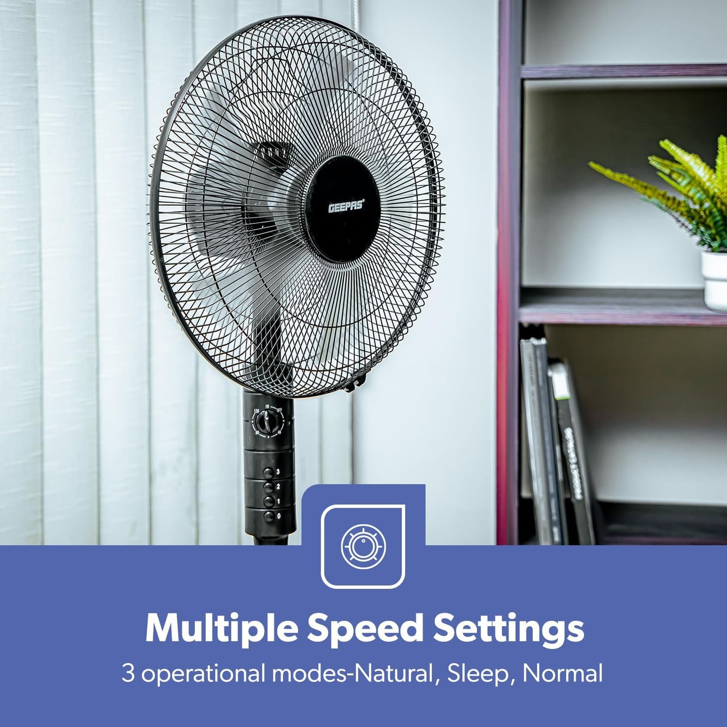 Geepas 16" Stand Fan - GF9488N