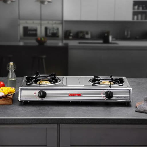 Geepas SS Double Gas Burner - GGC31031