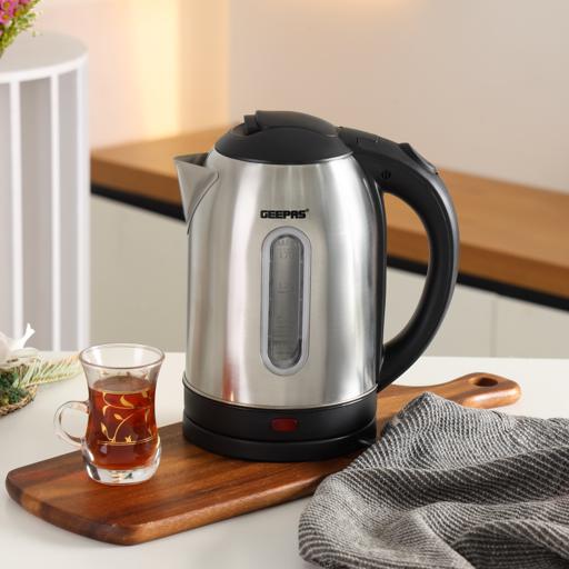 Geepas 1.8L SS Electric Kettle - GK6123