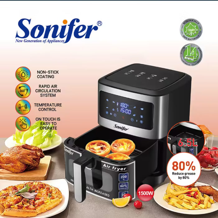 Sonifer 6.5L Airfryer - SF1028PRO