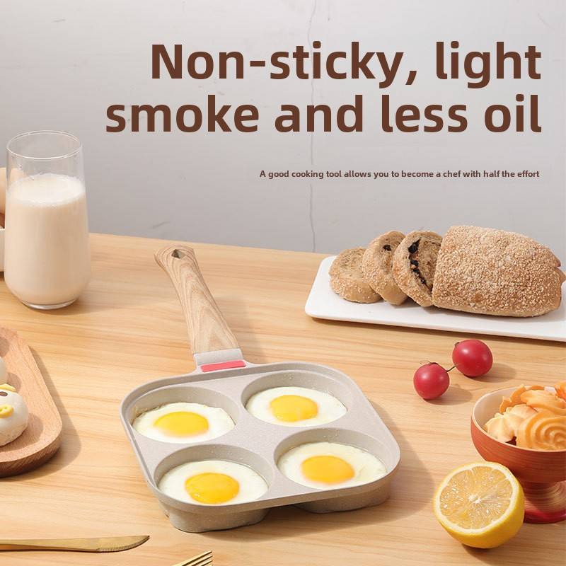 Dessini Egg Pan 4 Holes Beige