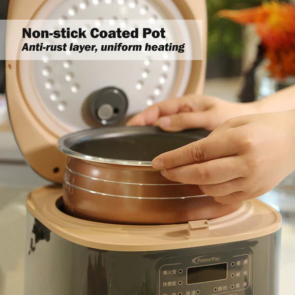 PowerPac 1.2L Digital Rice Cooker - PPRC532