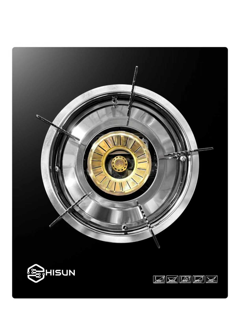 Hisun Glass Single Burner - ATB107