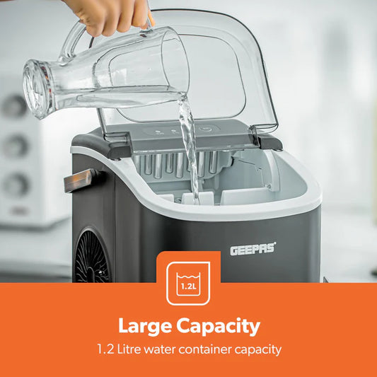 Geepas Portable Automatic Ice Maker Black - GIM63053UK