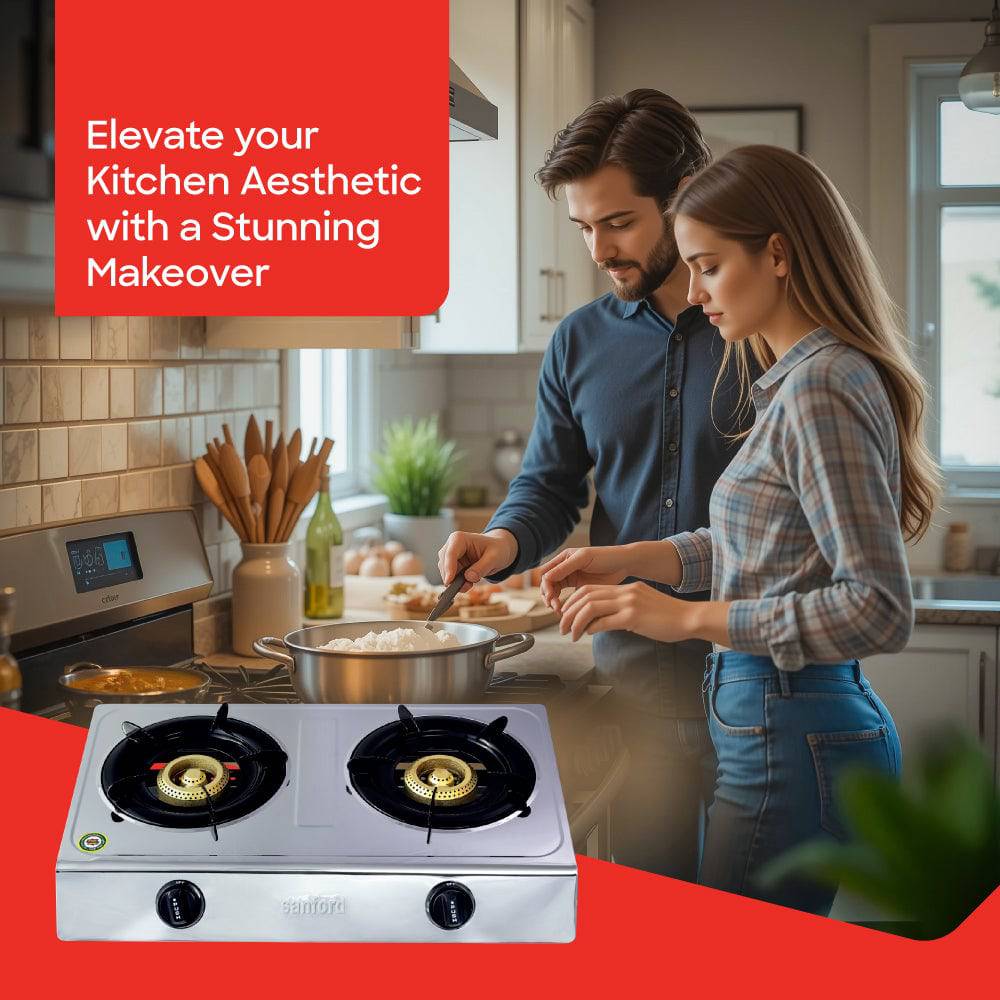 Sanford SS Steel Gas Stove - SF5222GC