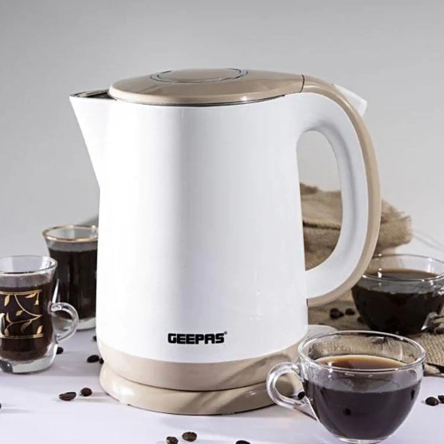 Geepas 2L Double Layer Electric Kettle - GK6142N