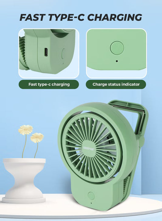 Geepas Mini Rechargeable Clip Fan - GF21221
