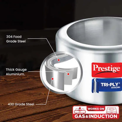 Prestige 3L Triply Pressure Cooker Inner Lid - 20714
