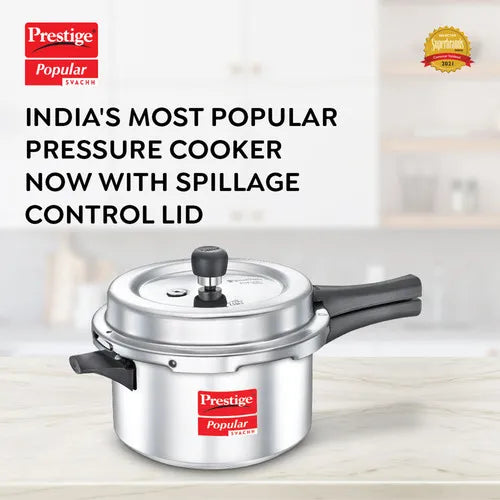 Prestige Popular 4L SVACHH Pressure Cooker Silver - 10166