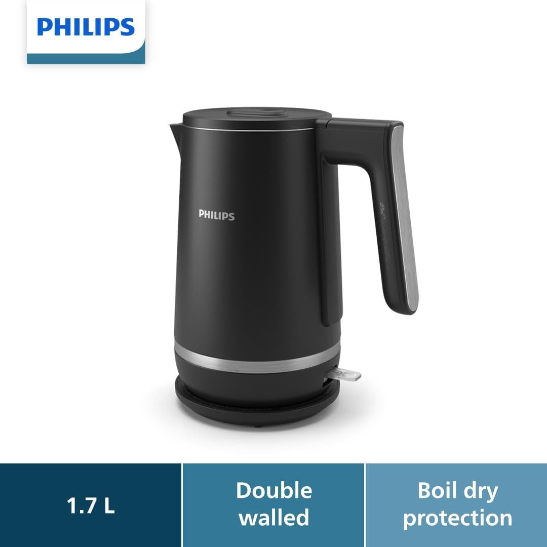 Philips 1.7L Electric Kettle Double Walled 5000 Series - HD9395/90