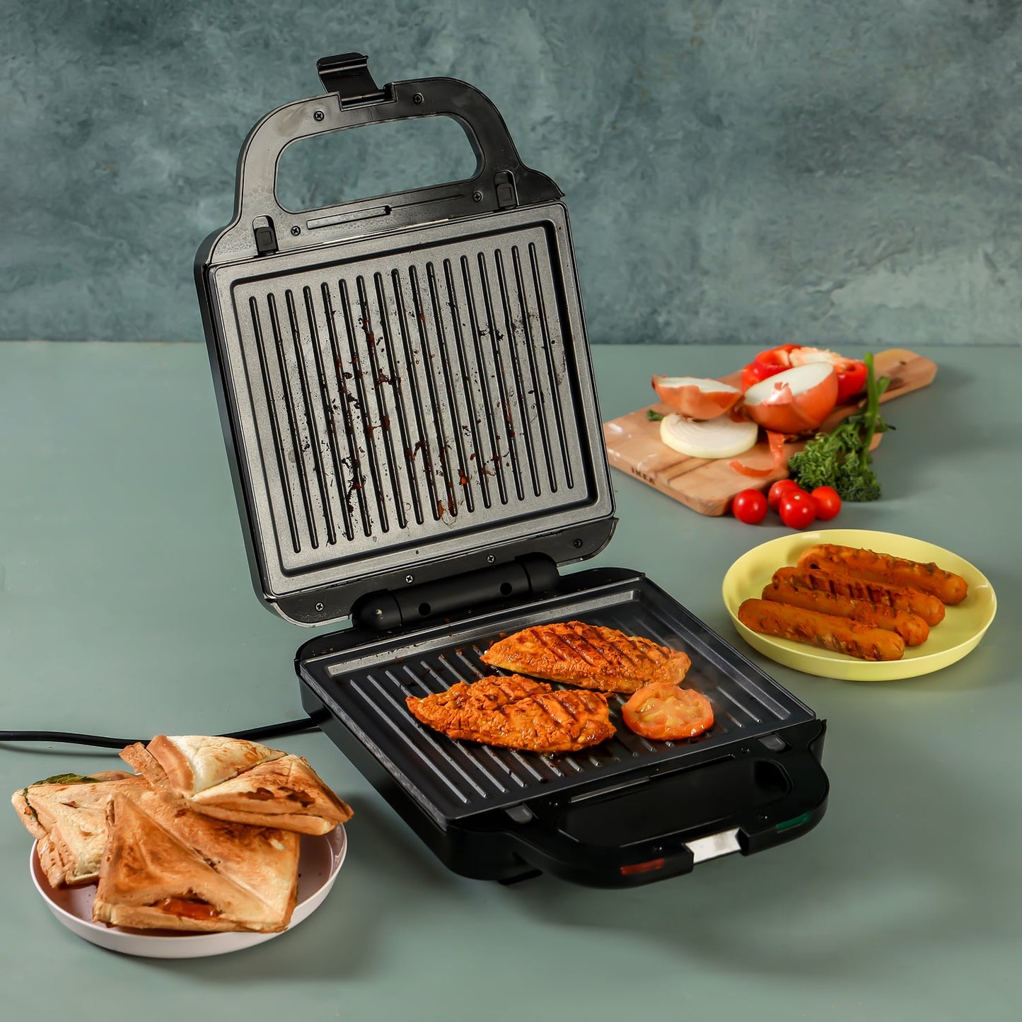 Geepas 2 in 1 Multi Snack Maker - GSM5444