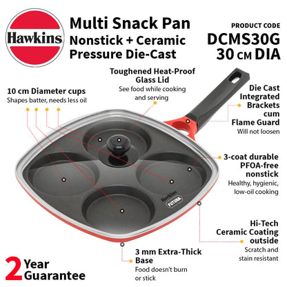 Hawkins 30CM Multi Snack Pan - DGMS30G