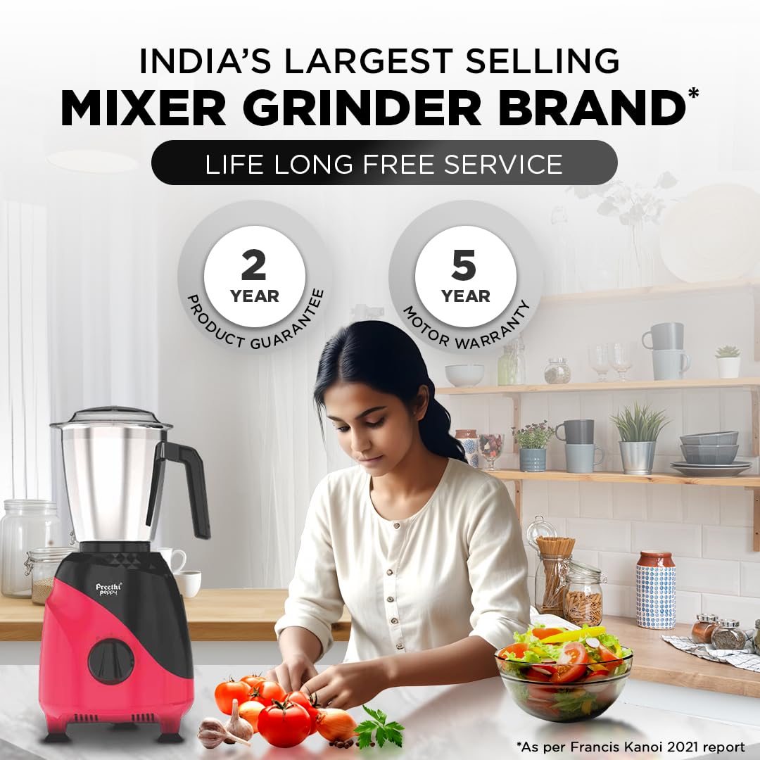 Preethi Mixer Grinder PEPPY - MG245