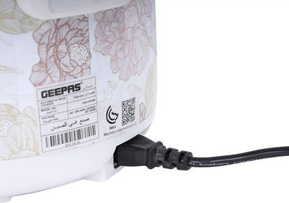 Geepas 1.5L Plastic Lid Rice Cooker - GRC4334N