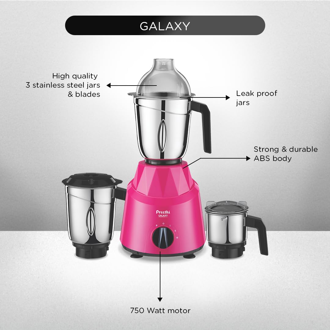 Preethi Galaxy Heavy Duty Mixer Grinder - MG225