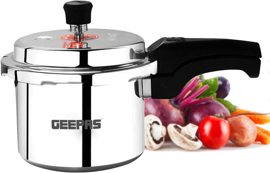 Geepas 3L Aluminium Pressure Cooker - GPC325