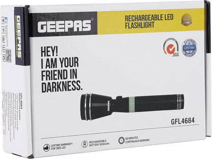 Geepas LED Flash Light Zoom - GFL4684