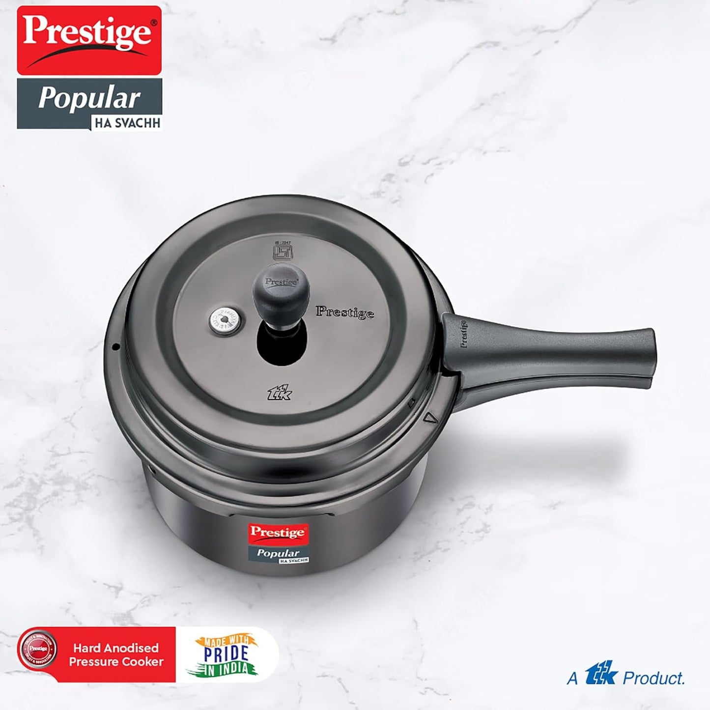 Prestige Popular 5L HA SVACHH Pressure Cooker Black - 2350