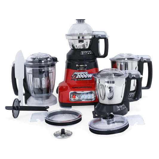 Panasonic 4 Jar Mixer Grinder Monster (Red) - MXAE475