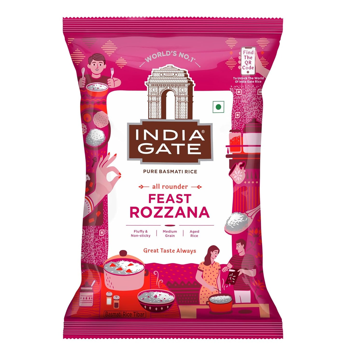 India Gate Basmati Rice Rozzana 5KG