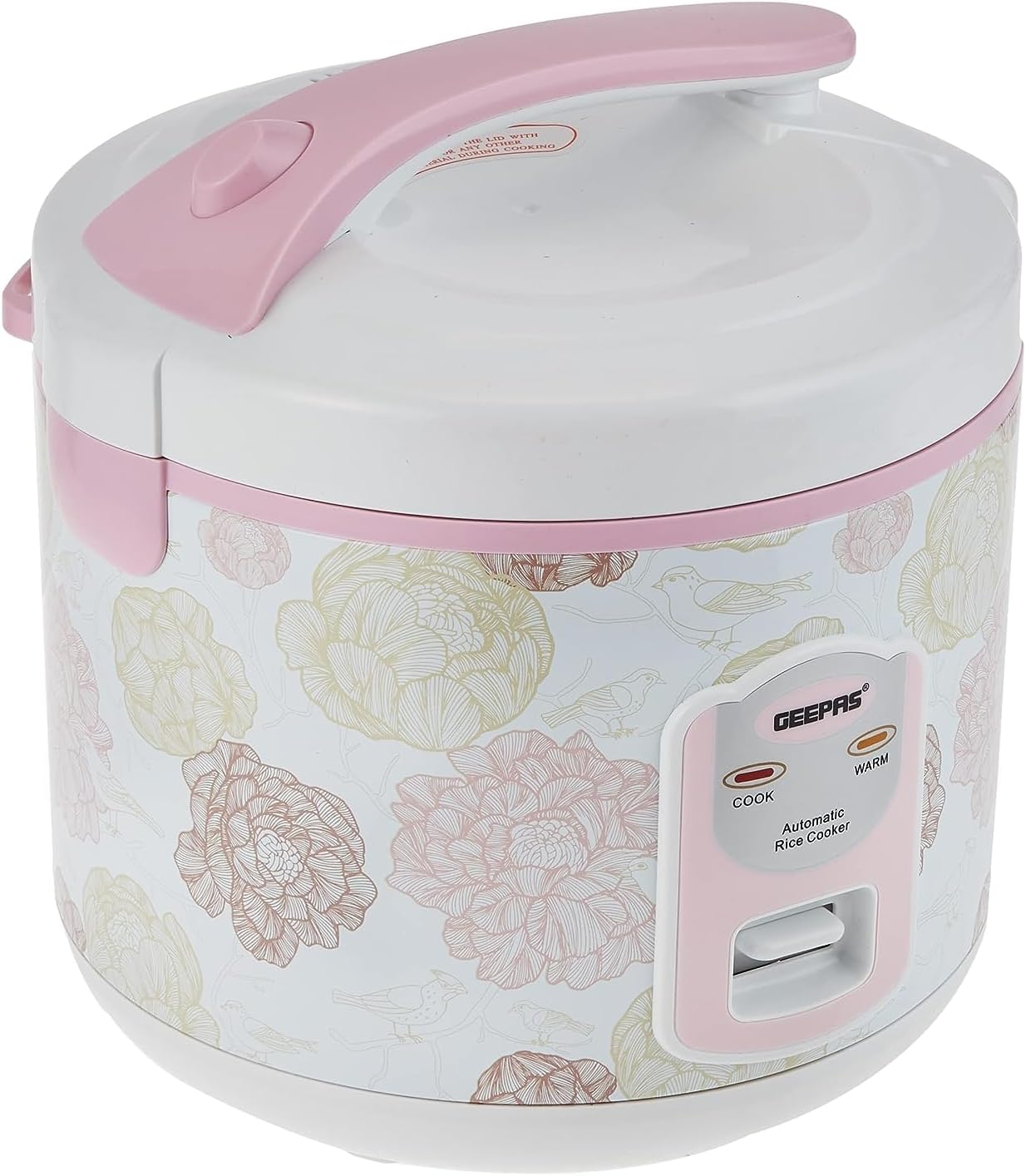 Geepas 1.5L Plastic Lid Rice Cooker - GRC4334N