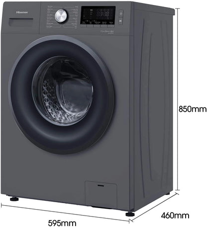 Hisense 7KG Front Load Washing Machine (White) - WFQP7012EVMT