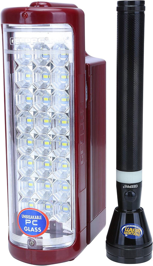 Geepas Rechargeable LED Flashlight - GEFL51029