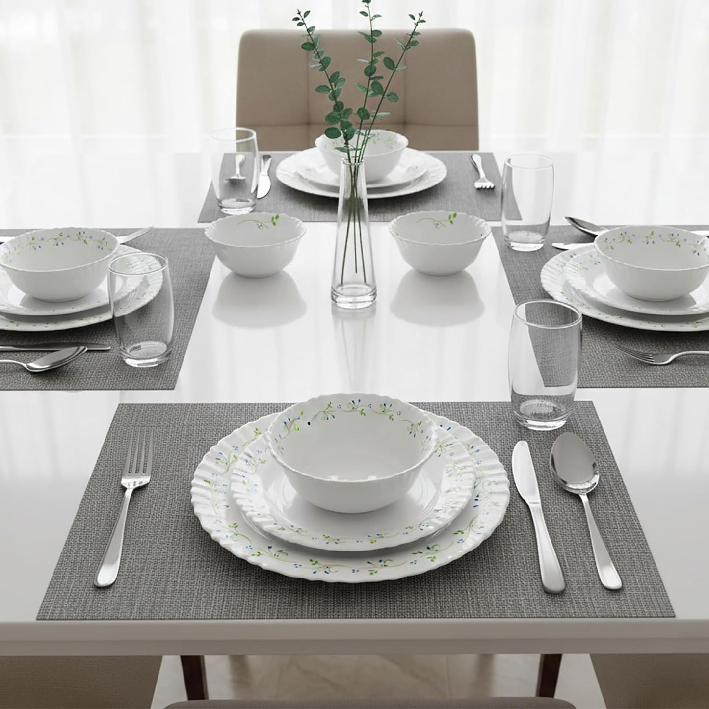 Cello 20pcs Tropical Lagoon Dinner Set (Dazzle Collection)