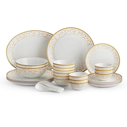Cello 33pcs Royal Amber Gold Dinner Set (Divine Series)