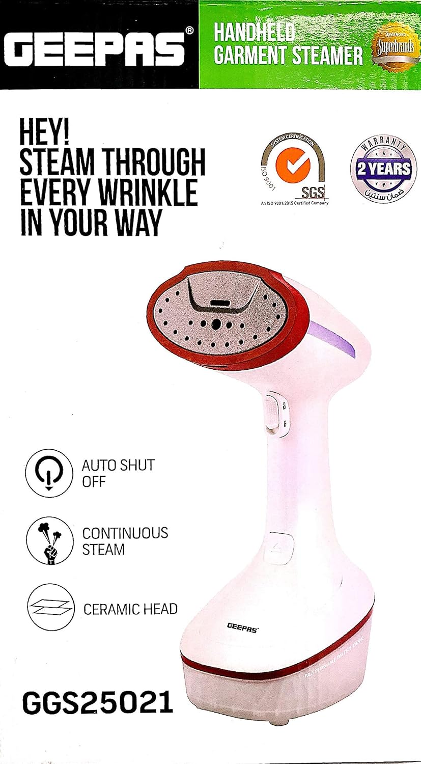 Geepas Handheld Garment Steamer - GGS25021