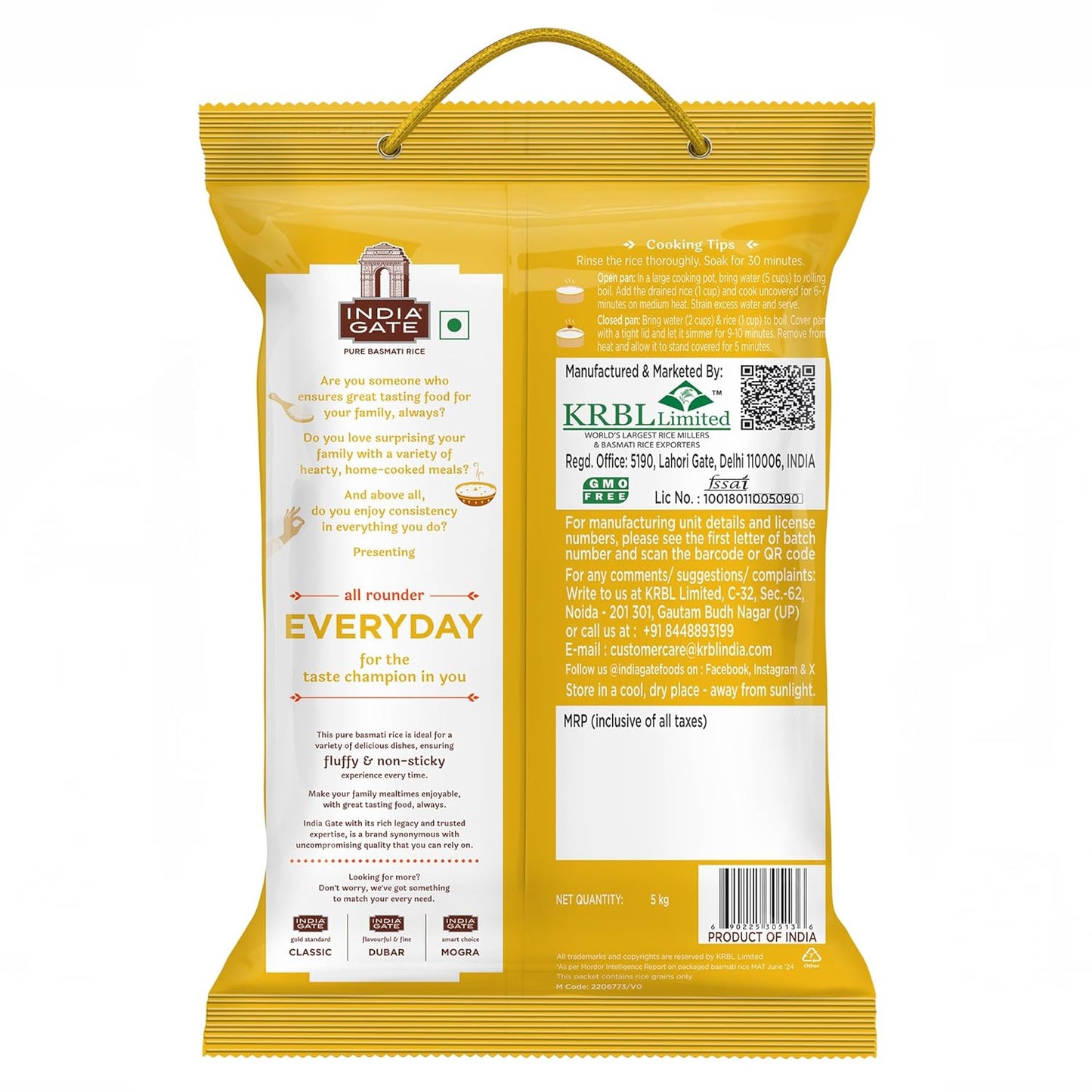 India Gate Basmati 5 KG Everyday