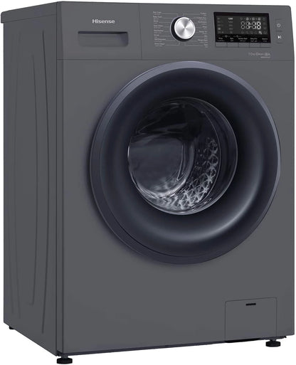 Hisense 7KG Front Load Washing Machine (White) - WFQP7012EVMT