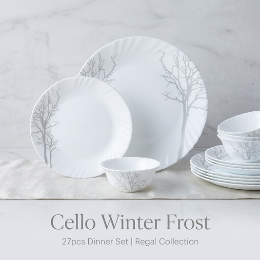 Cello 27pcs Winter Frost Dinner Set (Regal Collection)