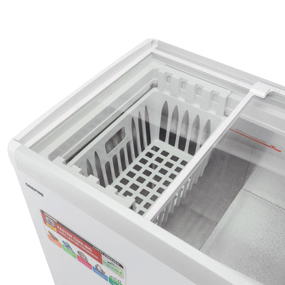 Geepas 260L Glass Showcase Freezer - GCF2622SG
