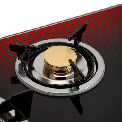 Geepas 3 Gas Burner Glass SS Frame - GGC31012