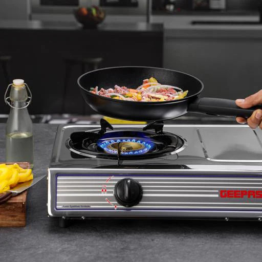 Geepas SS Double Gas Burner - GGC31031