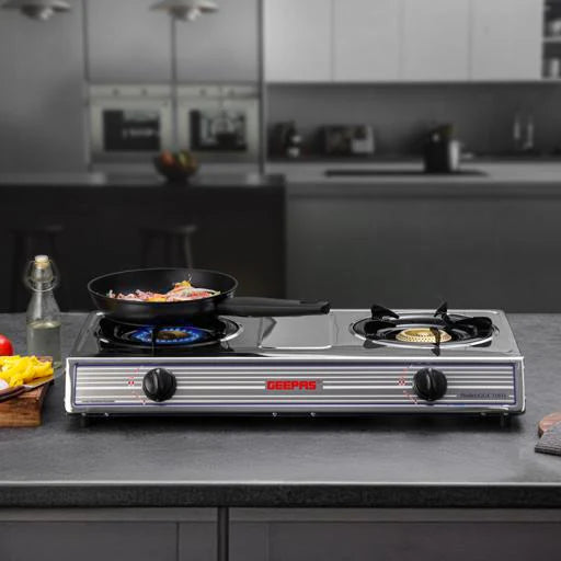 Geepas SS Double Gas Burner - GGC31031