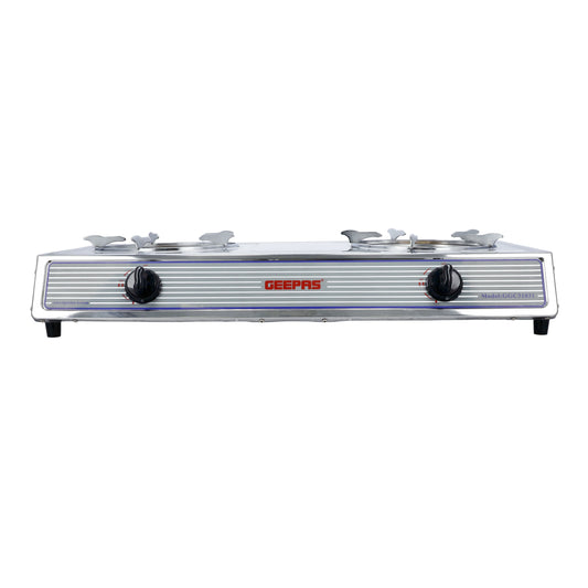 Geepas SS Double Gas Burner - GGC31031
