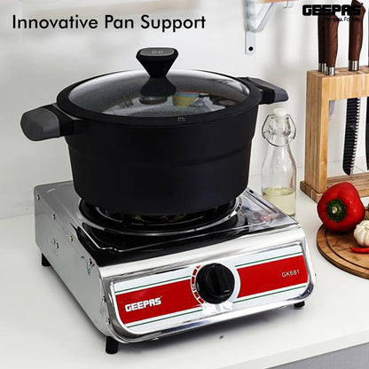 Geepas SS Gas Cooker - GK681