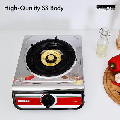 Geepas SS Gas Cooker - GK681