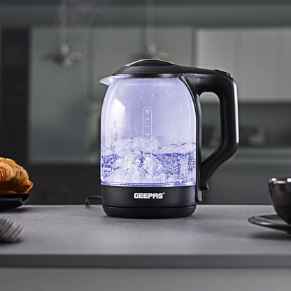 Geepas 1.8L Electric Glass Kettle - GK9901