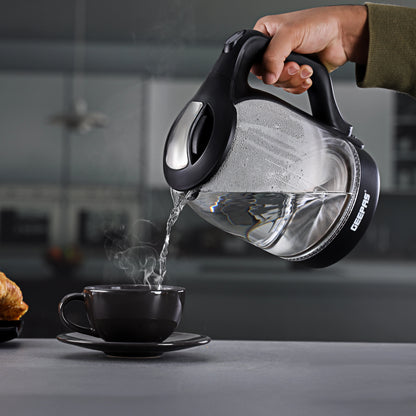 Geepas 1.8L Electric Glass Kettle - GK9901