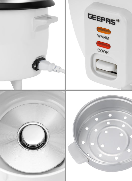 Geepas 0.6L Electric Rice Cooker - GRC4324