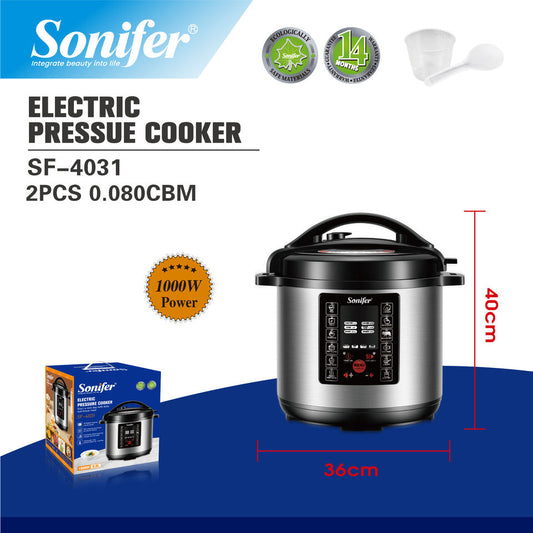 Sonifer 6L Electric Pressure Cooker - SF4031