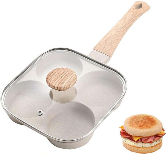 Dessini Egg Pan 4 Holes Beige