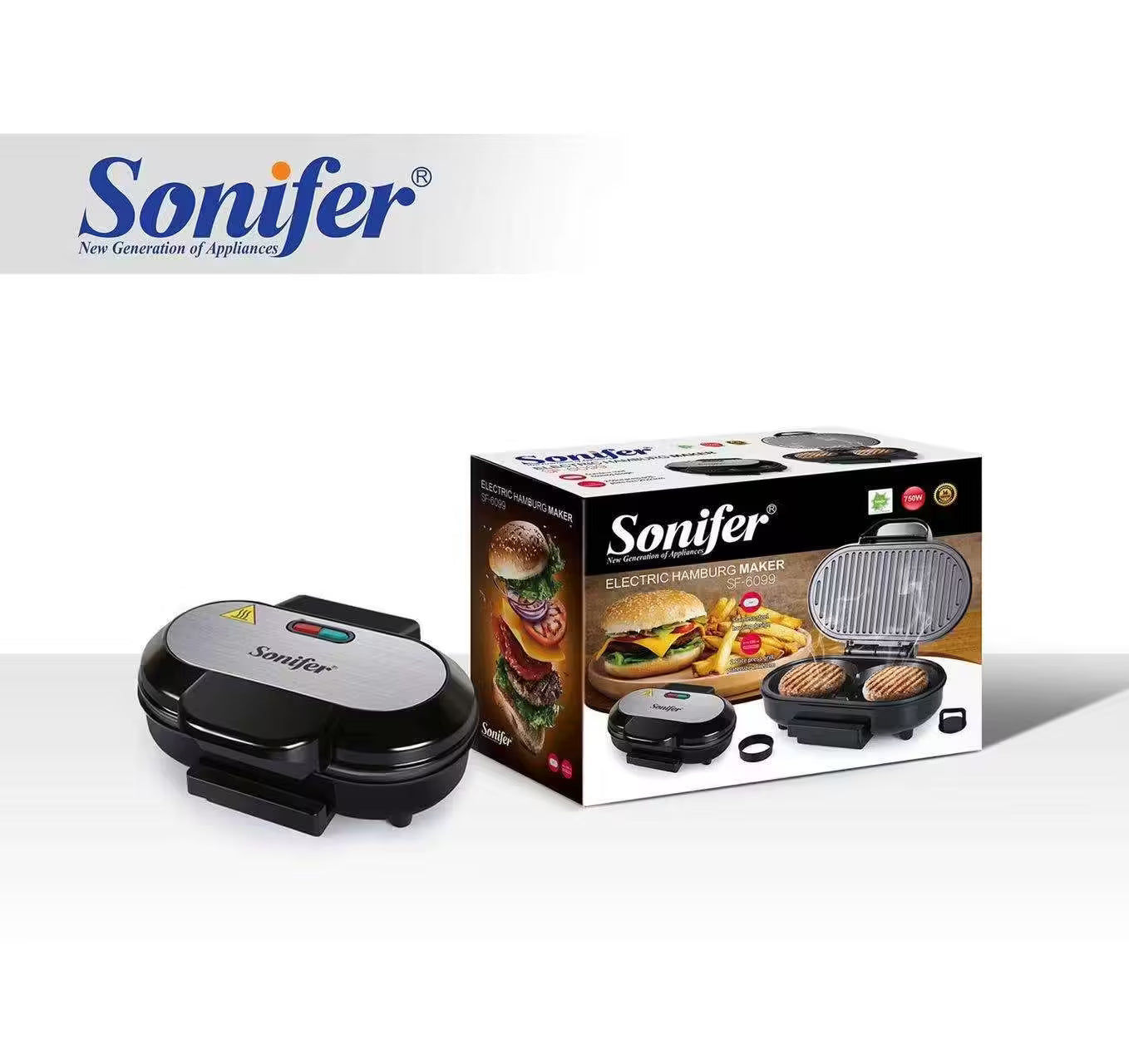 Sonifer Electric Hamburger Maker - SF6099